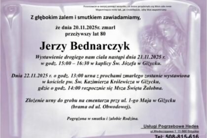 Odszedł do Krainy Wiecznych Łowów- Kol. Jerzy Bednarczyk 20.11.2025