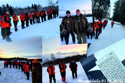 Polowanie zbiorowe- Mazuchówka- 03.01.2026r.